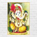 Ver imagem 1 de Placa Decorativa Mdf Ganesha Tamanho 20x27cm Modelo 7