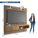 Ver imagem 5 de Painel para TV até 65 Polegadas 180CMX183CM Safira Marrom