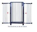 Ver imagem 1 de Grade e portão para cachorro bebê pet, vãos de 96cm a 100cm Grade Master GR-030-100-02