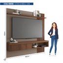 Ver imagem 5 de Painel Ripado para TV até 65 Polegadas 180CMX183CM Moon Marrom
