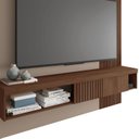 Ver mais imagens de Painel Ripado para TV até 65 Polegadas 180CMX183CM Moon Marrom