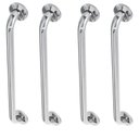 Ver imagem 1 de Alça de Apoio 40cm Barra Inox Kit 4 Unidades Acessibilidade Cadeirante Idoso Deficiente Banheiro ide