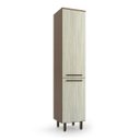 Ver imagem 1 de Paneleiro 2 Portas Evolution Plus Marrom/Tannat/Legno Crema