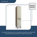 Ver imagem 5 de Paneleiro 2 Portas Evolution Plus Marrom/Tannat/Legno Crema