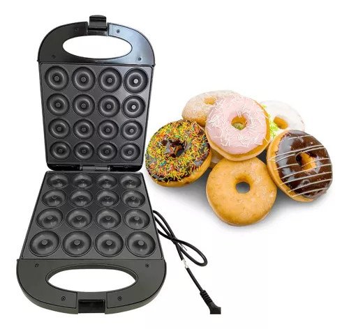 Super Máquina Profissional de Donuts 16 Furos Caseira-preto - 5