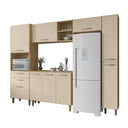 Ver imagem 1 de Cozinha Completa Luna 5 Peças I01 Carvalho Off White Clique Chique