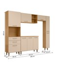 Ver imagem 4 de Cozinha Completa Luna 5 Peças Carvalho Off White