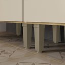 Ver imagem 4 de Cozinha Completa Luna 5 Peças I01 Carvalho Off White Clique Chique