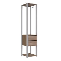 Módulo para Closet com Gavetas e Cabideiro 183x45x40cm  - 2