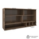 Ver imagem 6 de Armário Aéreo para Cozinha 1 Porta Basculante Evolution Plus Marrom/Tannat/Legno Crema