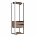 Ver imagem 1 de Módulo para Closet com Gavetas e Cabideiro 183x45x60cm Branco/Montana