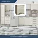 Ver imagem 7 de Armário Aéreo para Cozinha 1 Porta Evolution Plus Marrom/Tannat/Legno Crema
