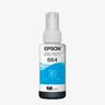 Tinta Epson T664220al T664220 T664 Ciano | L200 L396 L110 L355 L555 L455 L365 L220 | 70ml - Cartucho - 1