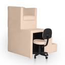 Ver imagem 3 de Kit Pedicure Cadeira Poltrona Escada Completo Corano Bege