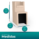 Ver imagem 4 de Kit Pedicure Cadeira Poltrona Escada Completo Corano Bege