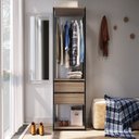 Ver imagem 1 de Módulo para Closet com Gavetas e Cabideiro 183x45x60cm