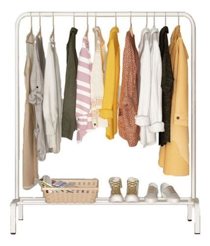 Cabideiro Roupas Arara de Roupas Loja/quarto Sapateira:branco