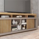 Ver imagem 4 de Rack para TV até 75 Polegadas MDF 180cm Valença Caemmun Marrom
