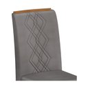 Ver imagem 4 de Conjunto com 02 Cadeiras Ayla Freijó Veludo Lunar Dj Móveis