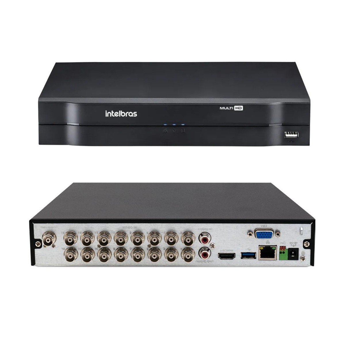 Kit Intelbras CfTV 12 Cam 1220B Full HD DVR Mhdx 1116 HD 1Tb
