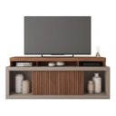 Ver imagem 3 de Rack para TV até 75 Polegadas MDF 180cm Valença Caemmun Marrom