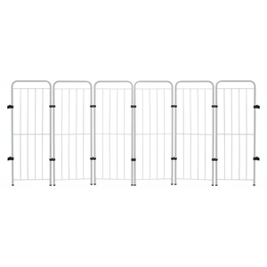 Cercado Dobrável 98 6 Módulos Utilyse Branco