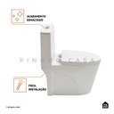 Ver imagem 4 de Vaso Sanitário Monobloco Painita Pingoo.casa - Branco