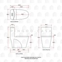 Ver imagem 7 de Vaso Sanitário Monobloco Painita Pingoo.casa - Branco