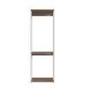 Ver imagem 3 de Módulo para Closet com Cabideiro e Prateleira 183x45x57cm Branco/Banco/Montana