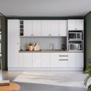 Ver imagem 1 de Cozinha Modulada Celeste Kappesberg 100% Mdf Branco 340cm
