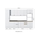 Ver imagem 4 de Cozinha Modulada Celeste Kappesberg 100% Mdf Branco 340cm