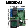 Central Placa Portão Eletrônico Basculante Deslizante Bv Dz Rcg Cca-10 Clp + 2 Controles - 2