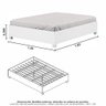 Guarda Roupa Casal Modulado Sevilha 4 e 2 Portas 8 Gavetas com Cama Casal Carioca Móveis - 5