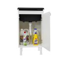 Ver imagem 4 de Balcão de Lavanderia com Tanque + Válvula + Sifão 100% Mdf Cor:pretobranco