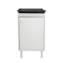 Ver imagem 3 de Balcão de Lavanderia com Tanque + Válvula + Sifão 100% Mdf Cor:pretobranco