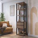 Ver imagem 1 de Módulo para Closet com Prateleiras e Gavetas 183x45x60cm Montana Preto