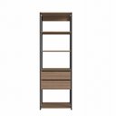 Ver imagem 3 de Módulo para Closet com Prateleiras e Gavetas 183x45x60cm Montana Preto