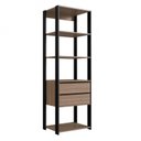 Ver imagem 2 de Módulo para Closet com Prateleiras e Gavetas 183x45x60cm Montana Preto