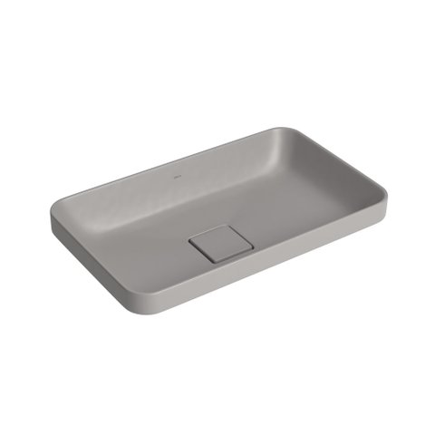 Cuba de Sobrepor Deca Slim 50x30 L.23050.85 Retangular Soft Antracite