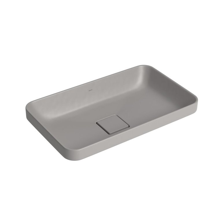 Cuba de Sobrepor Deca Slim 50x30 L.23050.85 Retangular Soft Antracite