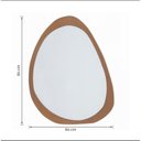 Ver imagem 3 de Espelho Emoldurado Gringa 84x64cm Orgânico E2G Design