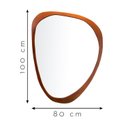 Ver imagem 3 de Espelho Emoldurado Gringa 100x80cm Orgânico E2G Design