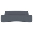 Ver imagem 1 de Sofá 5 Lugares para Sala de Estar Living 280cm Koane D06 Linho Mescla Chumbo - Mpozenato