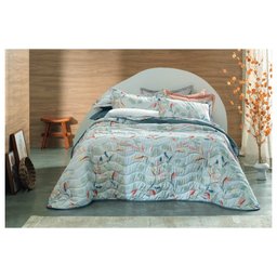 Jogo De Lençol Altenburg Queen Organe Azul - 2