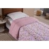 Edredom Solteiro Dupla Face Estampado Safari Rosa 400 Fios - 2