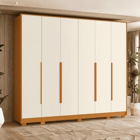 Armário de Quarto 6 Portas Organizador