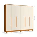Ver imagem 3 de Armário de Quarto 6 Portas Organizador