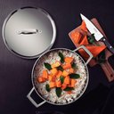 Ver imagem 6 de Caçarola Funda Corpo Triplo Tramontina Grano 62144240 Inox Cromado 62144240