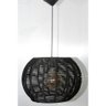 Pendente Luminária Lustre Teto Bola Grande Corda 41x28 com Fio - 2