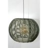 Pendente Luminária Lustre Teto Bola Grande Corda 41x28 com Fio - 6